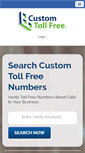 Mobile Screenshot of customtollfree.com